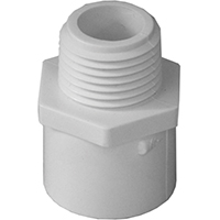 30405CP PVC ADPTR(SXMIP)1/2MIP
