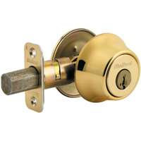 KWI-660 1-CYL DEADBOLT SMT BRT