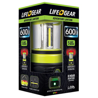 LIFE+GEAR 41-3968 LED Lantern, D Battery, LED Lamp, 600 Lumens Lumens, 8 hr