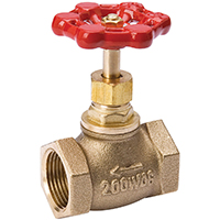 GLOBE VALVE BRASS 3/4 IPS