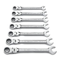 WRENCH/RATCHET SET FLX MET 7PC