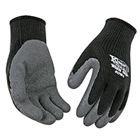 MED THERMAL LATEX PALM GLOVE BLK