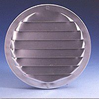 RL100 2" RD ALUM SCRN LOUVER