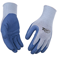 KIN-1791-M GLOVES BLUE LATEX-K M