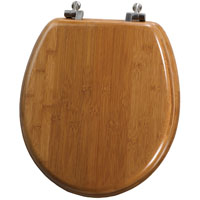 9401NI RND BAMBOO TOILET SEAT