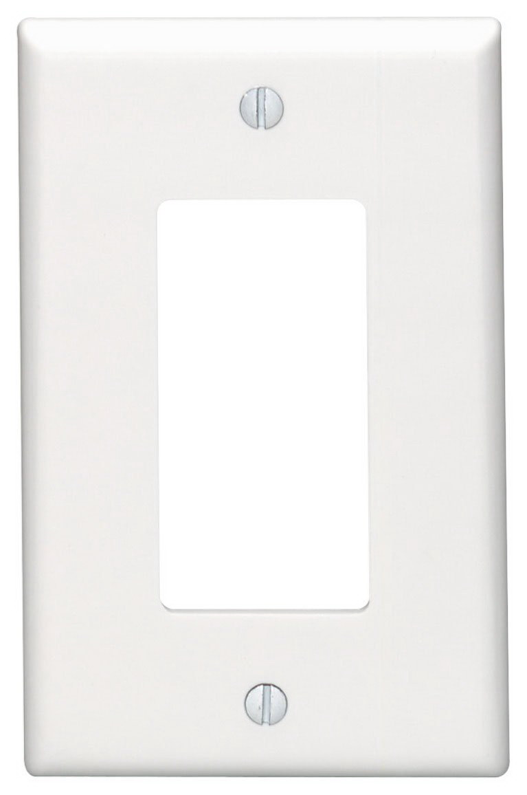 WALLPLATE 1 DECORA MID WHT