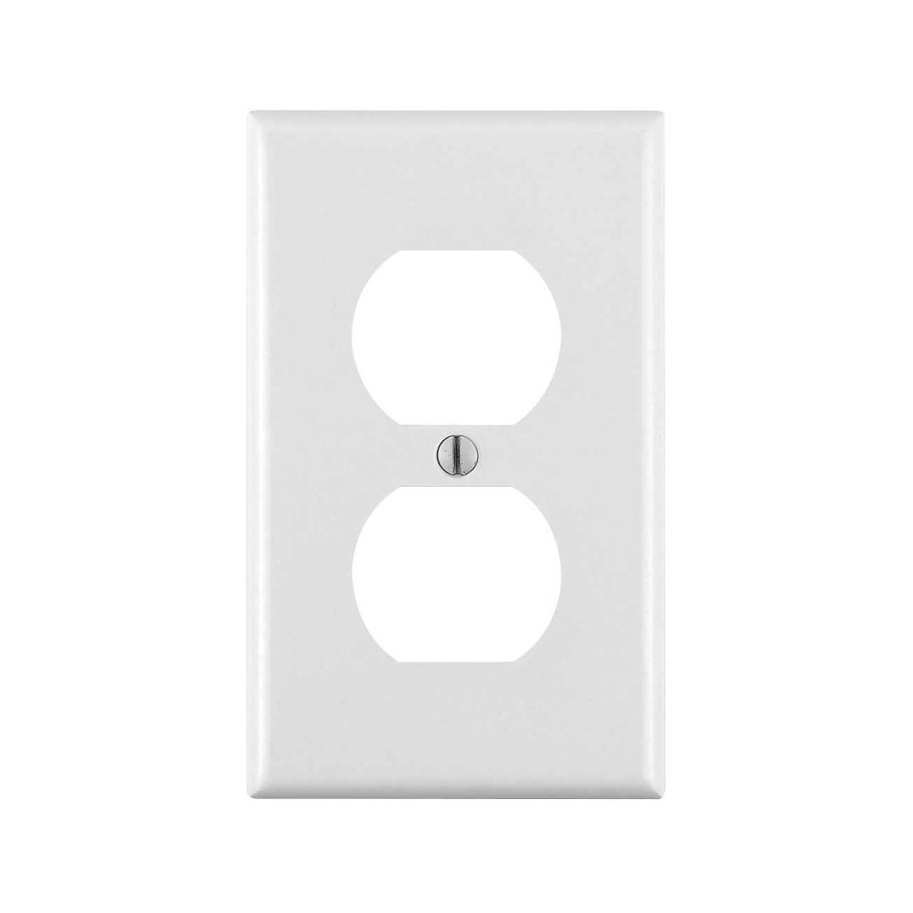 WALLPLATE 1DUP WHITE