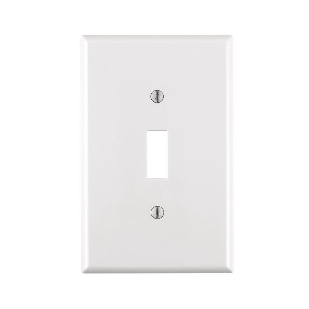 WALLPLATE SWITCH 1G WHT