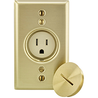 RECEPTACLE SGL FLR BOX