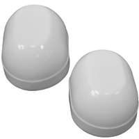 TOILET BOLT CAP OVAL WHITE