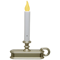 Pewter LED BO Candle