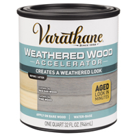 VARATHANE 313835 Weathered Wood Accelerator, Clear, Liquid, 1 qt