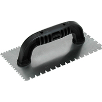 TROWEL DUAL V NOTCH 9X4IN