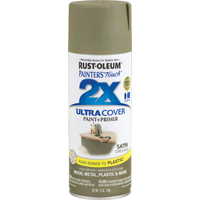 RUST-OLEUM PAINTER'S Touch 249069 Satin Spray Paint, Satin, Oregano, 12 oz,