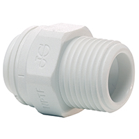 PUSH FIT CONN MALE 1/4ODX1/4