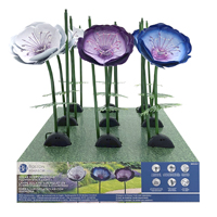 LIGHT SOLAR MTL POPPY FLOWER