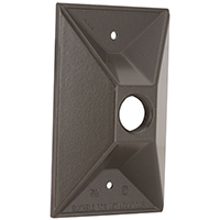 .5" 1 OUT CLUSTER COVER BRONZE
