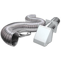 4"x8' WHT Hood Vent Kit