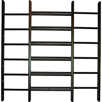 96911 6BAR BLCK WINDOW GUARD