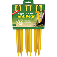 Tent Plastic Stakes 12" Abs Pk6