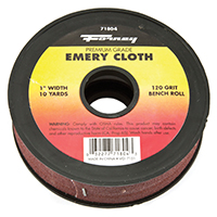 CLOTH EMERY 120GRIT 1INX10YARD