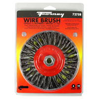 BRUSH WIRE WHEEL KNOT 6X.012IN