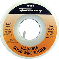 SOLDER 1/8IN 95TIN/5ANT 1 LB