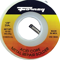 SOLDER 1/8IN AC30TIN/70L 1/4LB