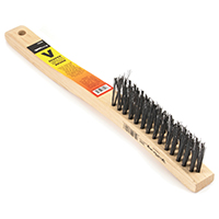 WIRE BRUSH V-GROOVE STEEL W/13-1