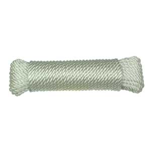 ROPE 1/4"X50'TWISTED WH NYLON