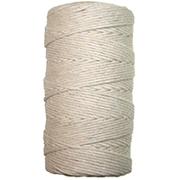 TWINE JUTE WRAPPED 420FT WHT
