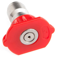 Nozzle Blasting Red 0deg 4.5mm