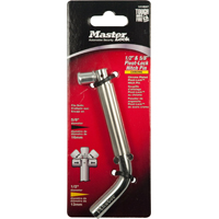 Master Lock 1414DAT Hitch Pin, 5/8 in Dia Pin, 2-1/2 in OAL, Hardened Steel,