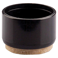 3932 LEG TIP W/ FELT 7/8 BL