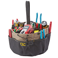 TOOL BUCKET BAG 22PKT DRAWSTRG