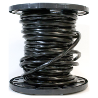 ELECT.WIRE #8X3 NM BLK 100FT ROM