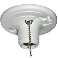 LH-12P LAMPHOLDER 3IN PULL CRD