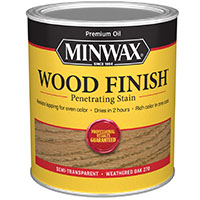 FINISH WOOD WEATHERED OAK QT