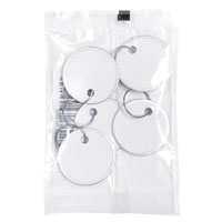 KEY- TAG PAPER W/SPLIT RING BL