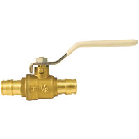 Apollo Exports EPXV12 Ball Valve, 1/2 in Connection, Barb, 200 psi Pressure,