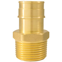 Apollo Valves ExpansionPEX Series EPXMA11 Pipe Adapter, 1 in, Barb x MNPT,