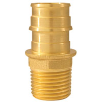 Apollo Valves ExpansionPEX Series EPXMA3412 Pipe Adapter, 3/4 x 1/2 in, Barb