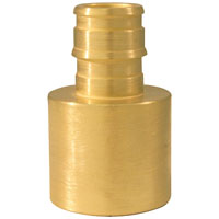 Apollo Valves ExpansionPEX Series EPXFS1234 Pipe Adapter, 1/2 x 3/4 in, Barb