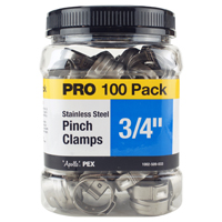 CLAMP PINCH 3/4IN 100 PACK/JAR