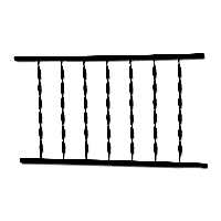 CR425 CLSSC RAILING1-1/4INX4FT