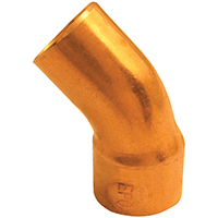 ELBOW COPR 45 STRET FTGXC1-1/4