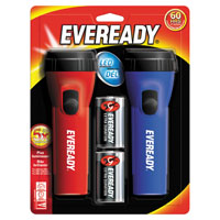 LED FLASHLIGHT TWIN PACK W/BT d