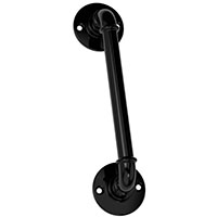 HANDLE PIPE INDSTRL BLK 10.5IN