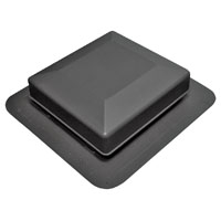 6050BL SQUARE TOP RF VENT BLK