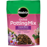 Miracle-Gro 74778300 Orchid Potting Mix Coarse Blend, 8 qt Bag
